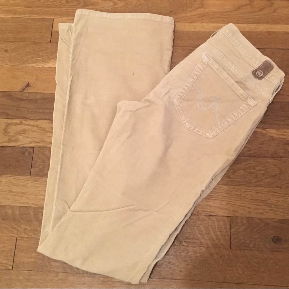 Ag The Angel Bootcut Tan Corduroys - 28R